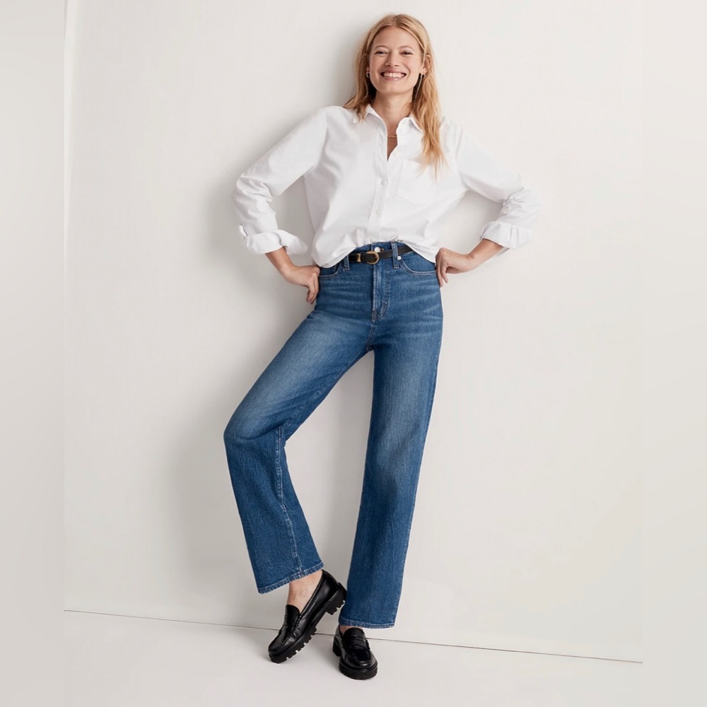 Madewell Perfect Vintage Wide Leg Jean Size 29